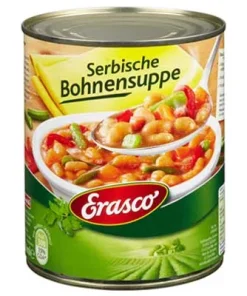 Erasco, Serbische Bohnensuppe mit Rauchspeck, 750 ml Dose