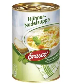 Erasco, Tafelfertige Suppe, Hühner-Nudelsuppe, 390 g Dose