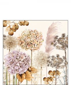 Cocktailservietten Trockenblumen – Napkin 25 Dried flowers FSC Mix