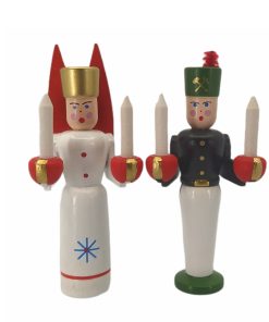 Engel und Bergmann Figuren, klein rot