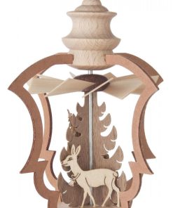 Wärmespiel Weihnachtsmann und Reh, zum Hängen