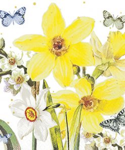 Servietten Narzissen – Watercolor Narcissus