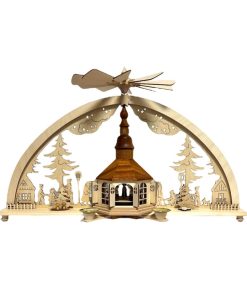 Pyramide Seiffener Kirche im Bogen