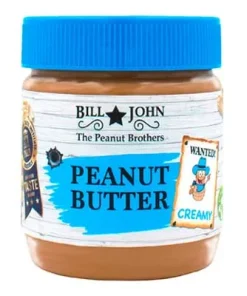 Bill & John, Erdnussbutter, Creamy, 350 g Glas
