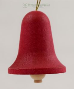 Baumschmuck Glocke rot einzeln