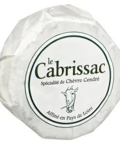 Le Cabrissac, Französischer Weichkäse mit Ascherinde, 60 % Fett, 150 g Packung