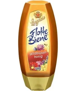 Langnese, Flotte Biene, Wildblütenhonig, 500 g Flasche