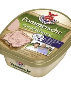 Rügenwalder Mühle, Pommersche Gutsleberwurst, fein, 125 g Becher