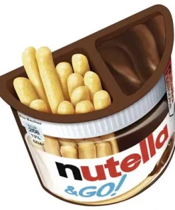 Nutella & Go! Knusprige Brot-Sticks & Nuss-Nougat-Creme, 52 g Becher