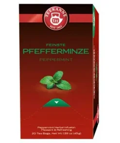 Teekanne, Premium, Pfefferminze, frisch, naturbelassen & würzig, 20 Teebeutel, 30 g Packung