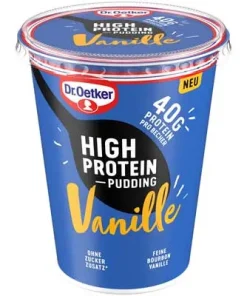 Dr. Oetker, High Protein, Pudding Vanille, 400 g Becher