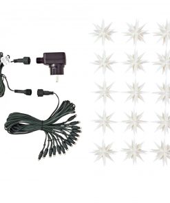 Miniatur LED Sternenkette, 8cm weiß