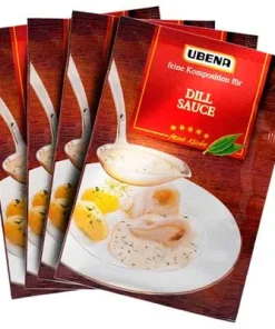 Ubena, Dillsauce, 4 Beutel à 40 g, 160 g Packung