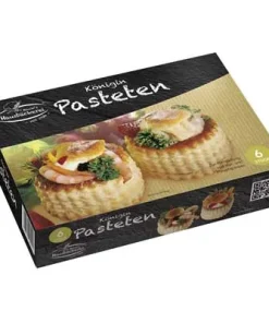 Hack’s Hausbäckerei, Königin Pasteten, 6 Stück à 25 g, 150 g Packung