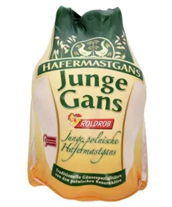 Roldrob, Junge polnische Hafermastgans, tiefgefroren, 5,4 kg Packung