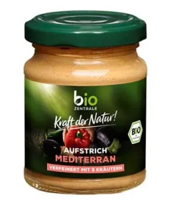 Bio-Zentrale, Brotaufstrich, Mediterran, 125 g Glas