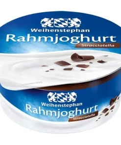 Weihenstephan, Rahmjoghurt Stracciatella, 10 % Fett im Milchanteil, 150 g Becher