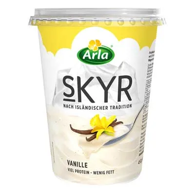 Arla Skyr, Vanille, 450 g Becher
