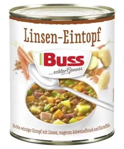 Buss, Linsen-Eintopf, 800 ml Dose