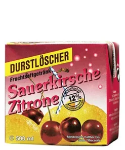 Durstlöscher, Sauerkirsche-Zitrone, 500 ml Packung
