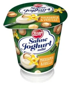 Zott, Sahnejoghurt, Macadamina & Vanille, 140 g Becher