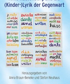 Arne Rautenberg und  die (Kinder-)Lyrik der Gegenwart – Anna Braun-Beneke (Hrsg.), Stefan Neuhaus (Hrsg.) – ISBN 9783826091858 / 978-3-8260-9185-8 / 978-3-8260-9185-8