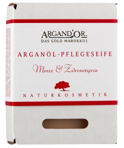 Arganöl Pflegeseife, “Minze & Zitronengras” 100gr