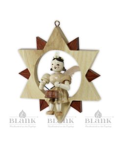 Blank Kurzrockengel im Stern mit Trommel