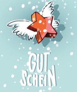 Weihnachtskarte Gutschein mit Weihnachtsstern “KUBI” von illi