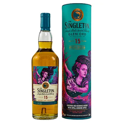 Singleton of Glen Ord, Single Malt Scotch Whisky, 15 Years, 54,2 % Vol., 0,2 l Flasche