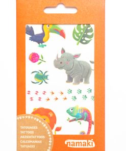 Namaki – Kinder Tattoos Wildlife (pflanzlich) – sehr lang haltbar !