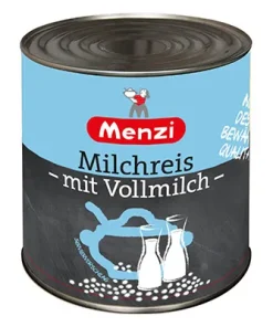 Menzi, Milchreis mit Vollmilch, 2,5 kg Dose