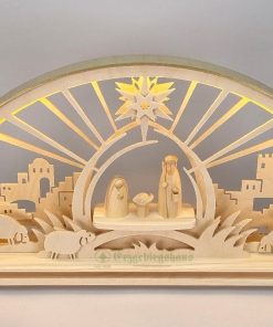 LED-Schwibbogen mit Krippenmotiv – Neuheit 2023