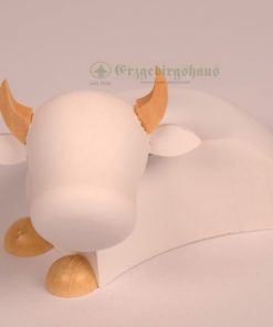 Ochse modern natur/weiss – Krippenfiguren