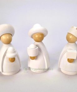 Heilige 3 Könige modern natur/weiss – Krippenfiguren