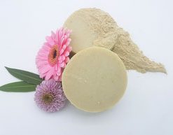 Rhassoul Haarseife – bei normalem bis trockenem, strapaziertem Haar und empfindlicher Kopfhaut – auch als Körperseife geeignet90g